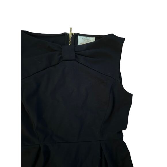 Women 2 Kate Spade New York Black Bow Front Zip Back Dress Career Suit Sheath - Picture 2 of 5